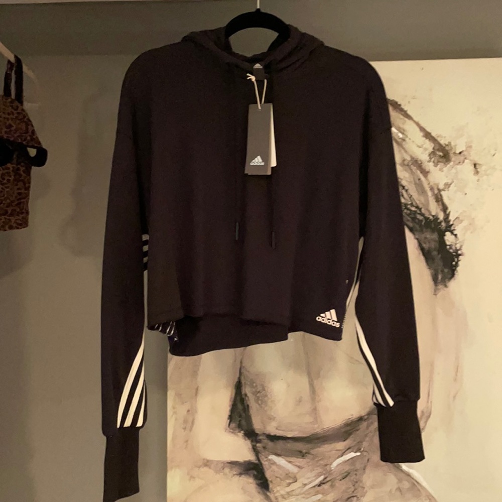 Adidas cropped hoodie